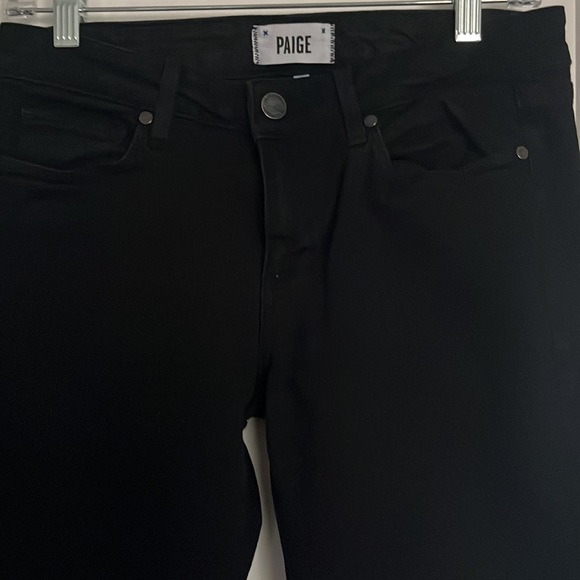 Paige Skyline Skinny Black Jeans - Picture 2 of 5